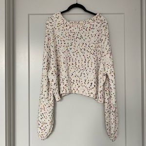 Multicolored Polka Dot Sweater - Lea & Viola- M